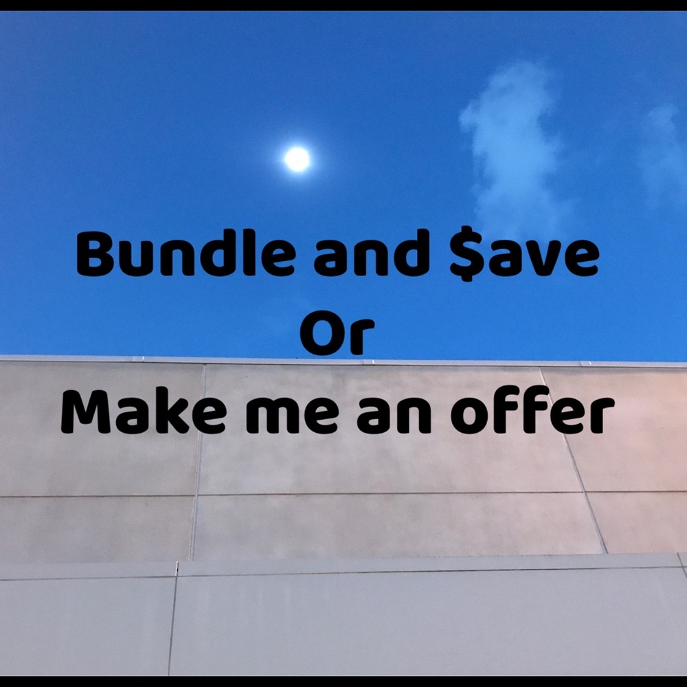 I offer a great bundle discount I'm open to offers‎